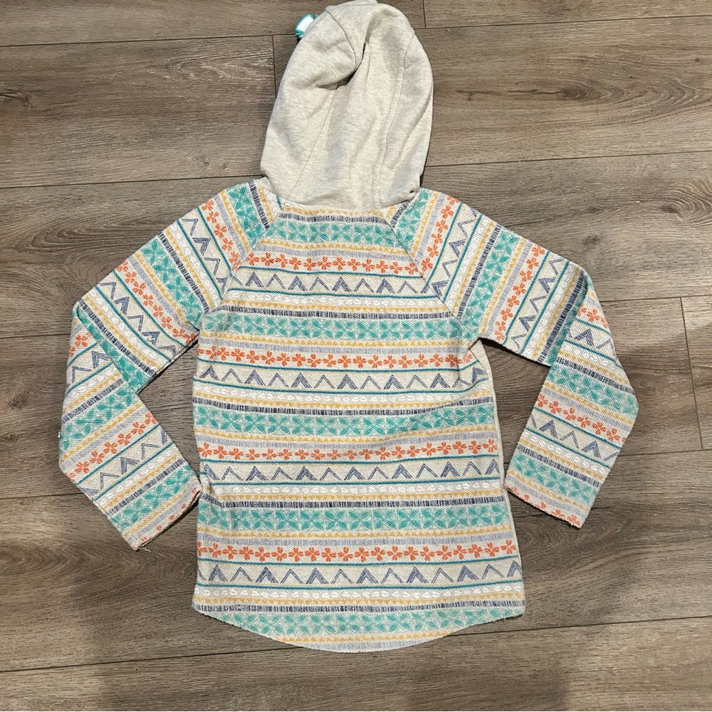 Disney Gray Moana Hoodie with Colorful Patterns - Picture 5 of 7